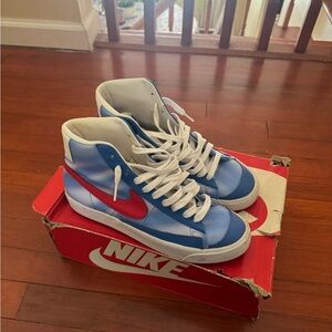Nike Blue and Red High-Tops
